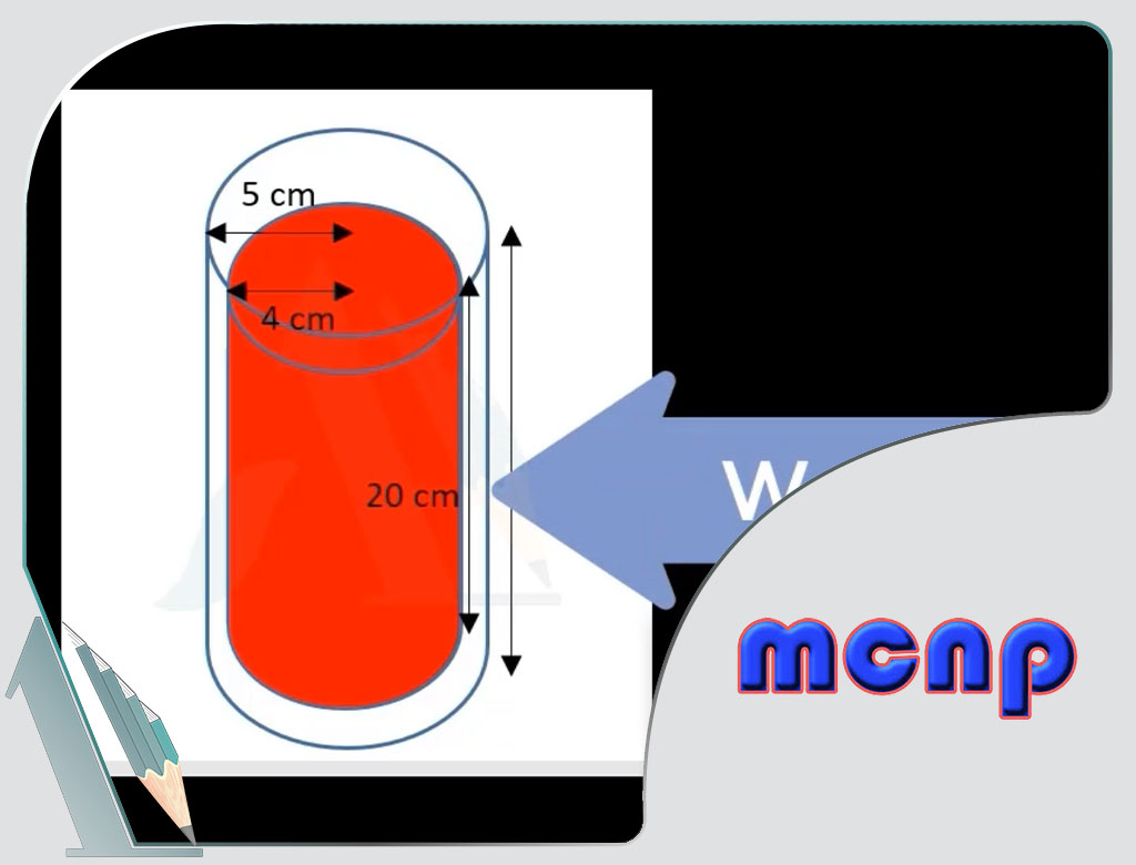 MCNP-استوانه-کربن-آب-کارت سلول-کارت سطوح-کارت داده-VISED