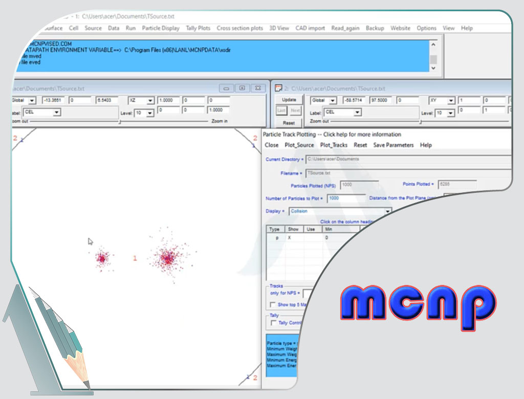 کلیپ های آموزشی مشابه با ‫تعریف یک شبکه شش ضلعی متقارن در فایل ورودی MCNP‬