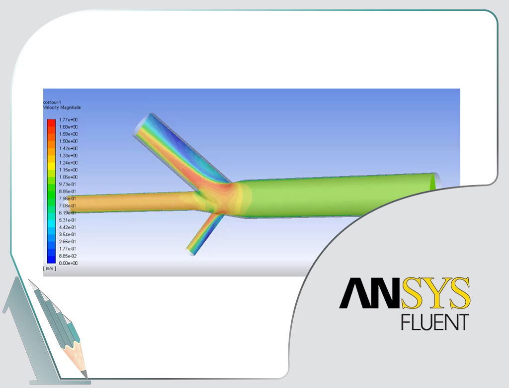 شبیه سازی جریان در یک کانال سه بعدی دارای انشعاب با سطح مقطع دایره ای در نرم افزار انسیس فلوئنت
