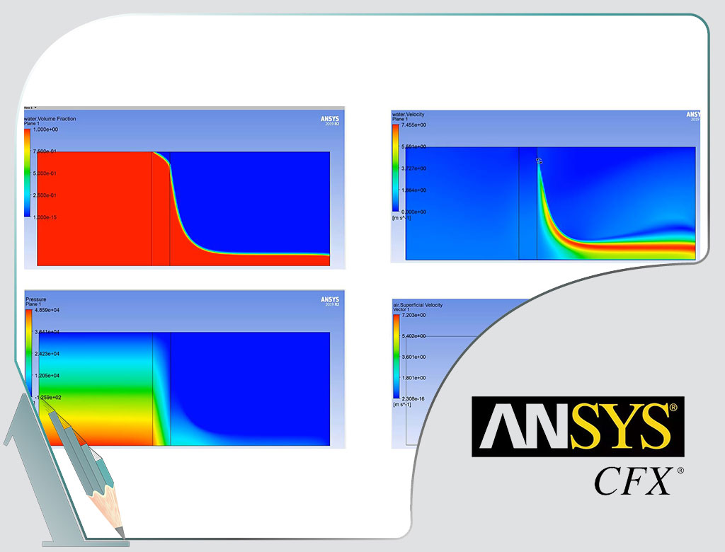 کلیپ های آموزشی مشابه با مدل سازی پدیده موج ضربه ای در عبور جریان تراکم پذیر از یک نازل همگرا-واگرا در نرم افزار ANSYS CFX
